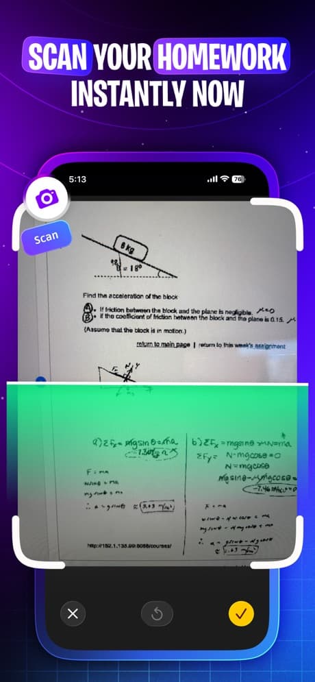 AI School Work app screenshot 2