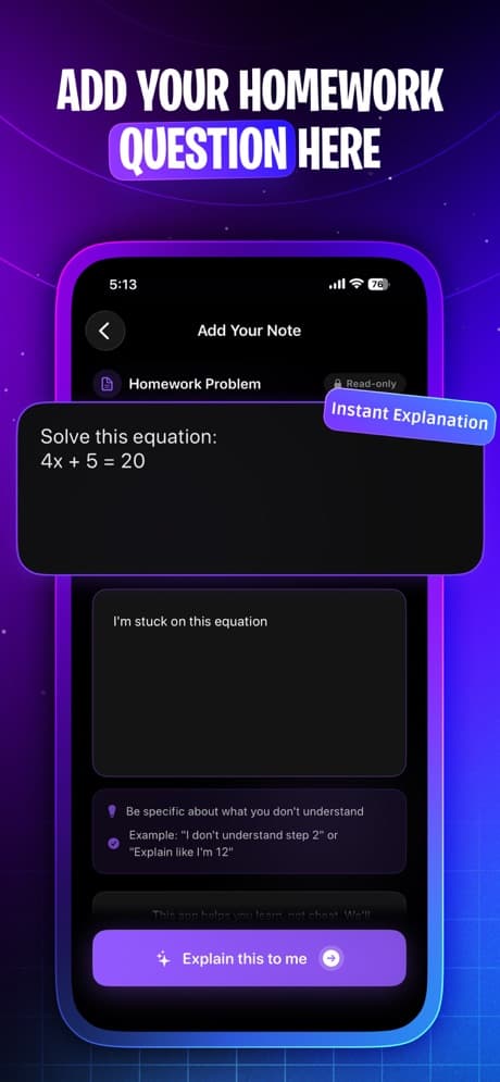 AI School Work app screenshot 3