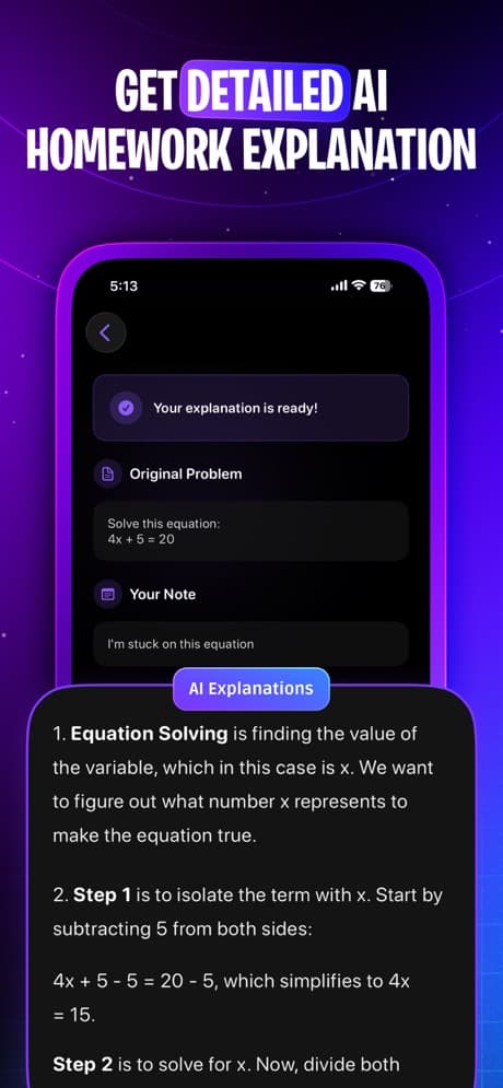 AI School Work app screenshot 4