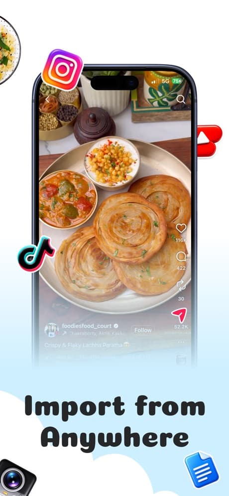 Recipe AI app screenshot 2